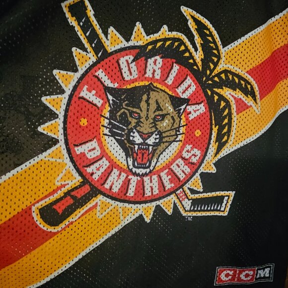 Florida Panthers CCM Vintage Jersey 3X Game Sweater - Picture 5 of 8